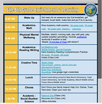 sample Middle School graphic