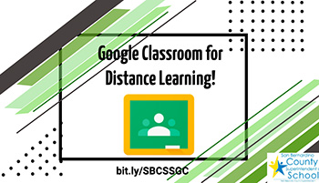google Classroom for Distance Learning graphic