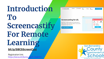 intro Screencastify For Remote Learning graphic