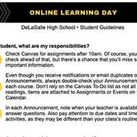online Learning day graphic